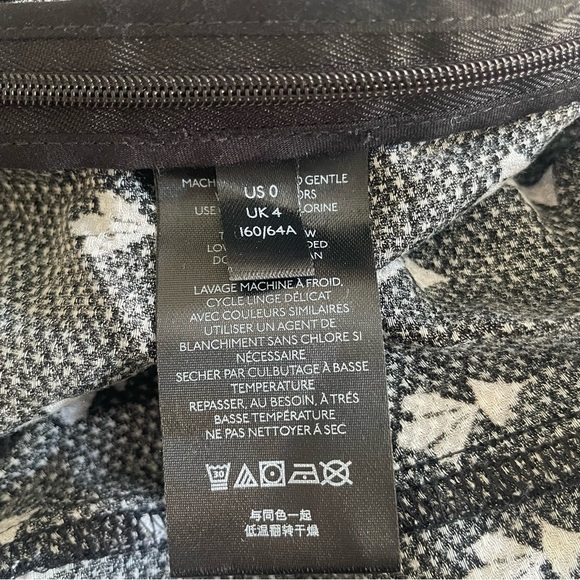 By Anthropologie floral wide leg pants black 22638 - Picture 11 of 13